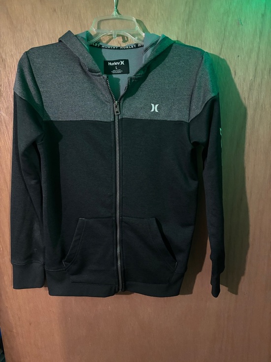 Hurley Other - Hurley Black and Charcoal Full-Zip Hoodie